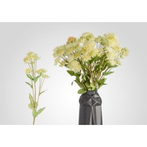 Искусственный цветок Астранция Бело-Зеленая 55см, 0443-2-1