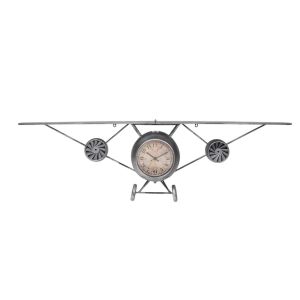 Часы настенные «Аэроплан», электрич. (электромех., батар. «аа»), корпус металл, 150*24*43, KLM000040