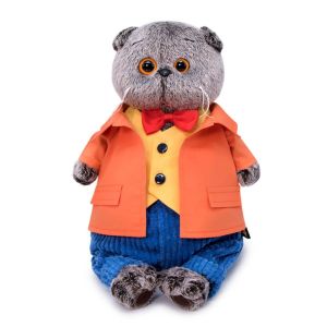 Мягкая игрушка Басик в оранжевом пиджаке, Ks19-160