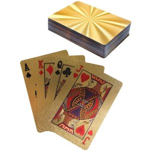 Карты игральные для покера  Сияние золота (54 шт),золотые ИН-5914