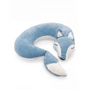 Подушка для шеи «Лиса»,голубая, Mi108