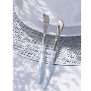 Набор столовых ножей 2 шт Modern (белый/серебро), A000106