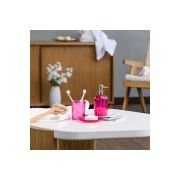 Набор для ванной Bright Colors, 3 предмета, розовый, 917-04