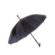 Зонт-трость Два цвета 56 см 16 спиц, черный ЗТ-6741