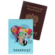 Обложка на паспорт «Слон» (ПВХ) ОП-0237