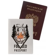 Обложка на паспорт «Тигр в соснах» (ПВХ) ОП-7140