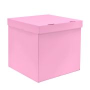 Коробка для воздушных шаров розовый 70*70*70 см, ТЧ42203