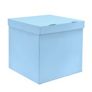 Коробка для воздушных шаров голубой 70*70*70 см, ТЧ42204