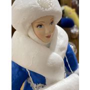 Кукла сувенирная Снегурочка 35см, ватная (Россия)