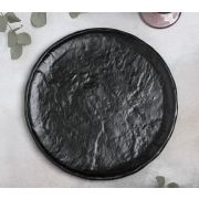 Блюдо фарфор. для подачи Moon, 27×2 см чёрный 4826146