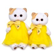 Мягкая игрушка Ли-Ли в желтом платье с бантом, LK24-099