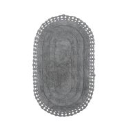 Коврик для ванной кружевной YANA 60x100см (Серый) 5025-сер