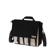 Рюкзак-сумка «Square black» 33*29*12см, 1 отдел., 4 кармана, RU09133
