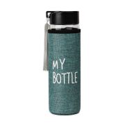 Бутылка для воды, в чехле My bottle, 500 мл, бирюзовый УД-6402