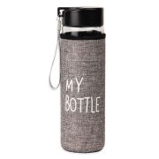 Бутылка для воды, в чехле My bottle, 500 мл, серый УД-6401