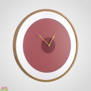 Часы Интерьерные Пудрово-Розовые 60см (Металл и Стекло) JJ2053