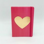 Блокнот «Gold a heart», pink BG-A5-840